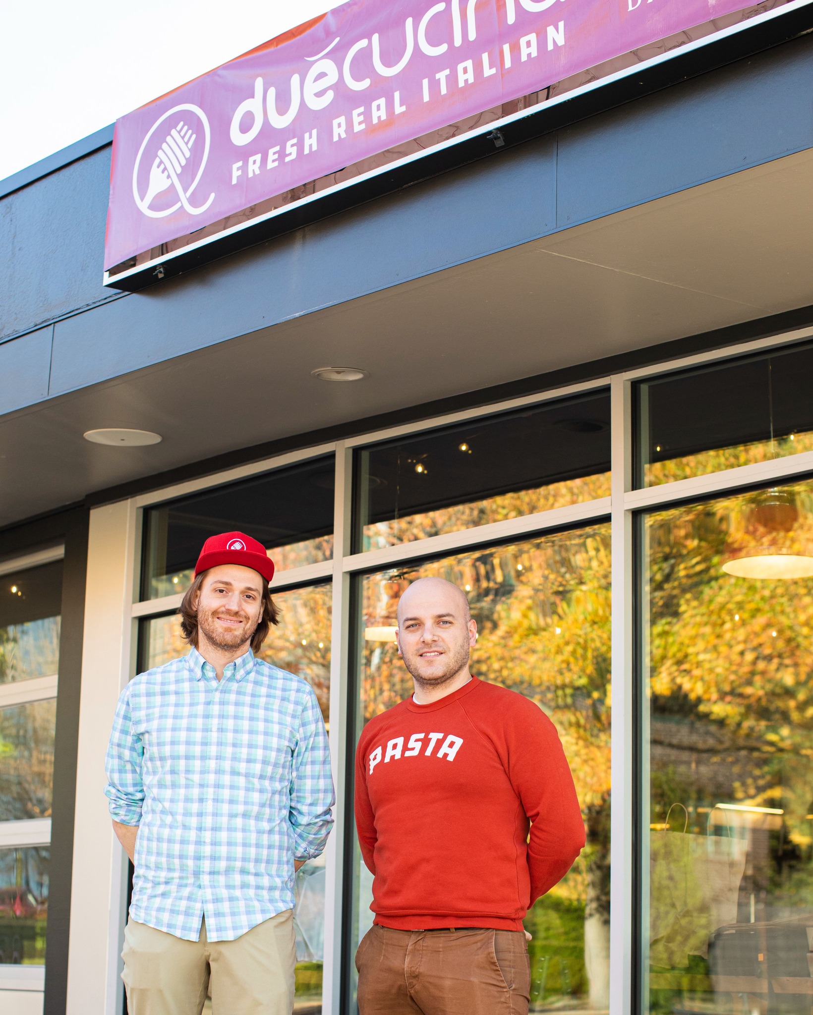 A photo of Davide Macchi and Filippo Fiori from Due' Cucina Italiana in Washington.